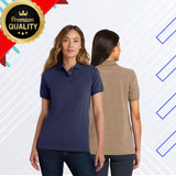 Port Authority® Women's Heavyweight Cotton Pique Polo