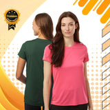 AllPro® Womens Pro Lock Performance T Shirt Moisture Wicking Sun Protection