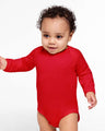RADYAN® Infant Fine Jersey Long Sleeve Bodysuit Soft Cotton Fabric with Comfortable Snap Closure