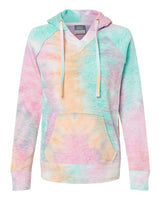 Women's Courtney Burnout V-Notch Hooded Sweatshirt
