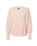Sudadera con Cuello Redondo de Forro Polar Suave para Mujer