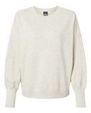 Sudadera con Cuello Redondo de Forro Polar Suave para Mujer
