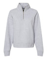 Women's Sueded Fleece Quarter-Zip Sweatshirt