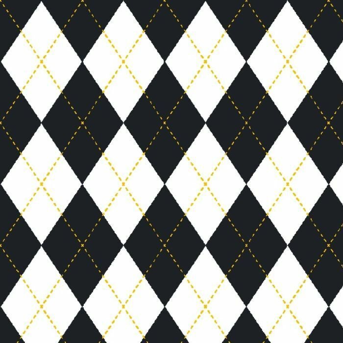 Printed Spandex Argyle Stitching Fabric