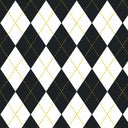 Printed Spandex Argyle Stitching Fabric