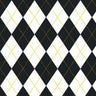 Printed Spandex Argyle Stitching Fabric
