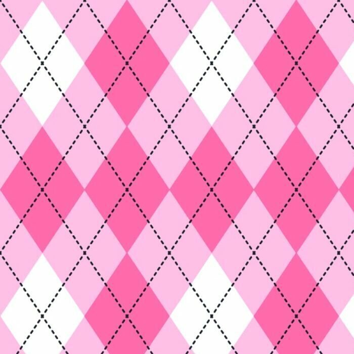 Printed Spandex Argyle Stitching Fabric