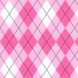 Printed Spandex Argyle Stitching Fabric