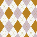 Printed Spandex Argyle Stitching Fabric