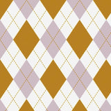 Printed Spandex Argyle Stitching Fabric