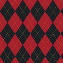 Printed Spandex Argyle Stitching Fabric