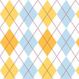 Printed Spandex Argyle Stitching Fabric