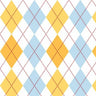 Printed Spandex Argyle Stitching Fabric