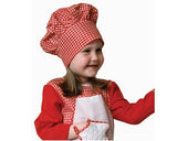 Red Gingham Chef Hat