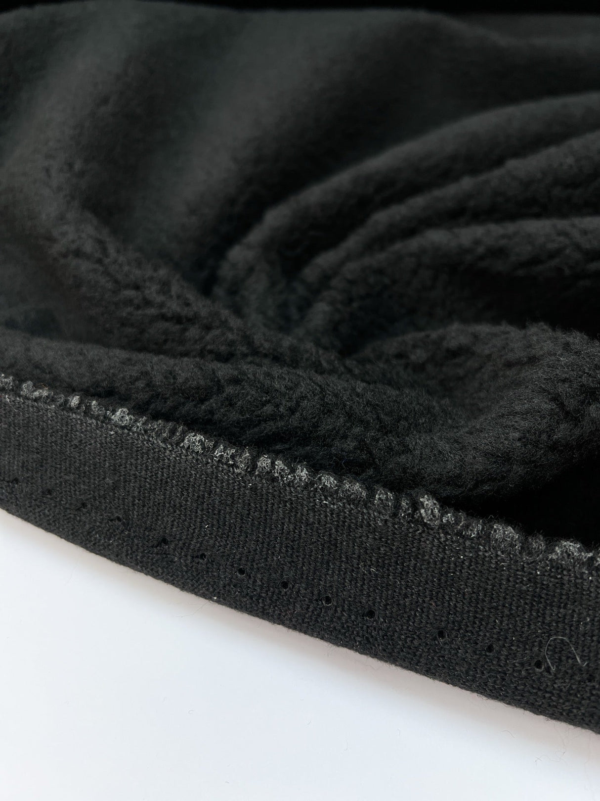 Black Polyester Acrylic Knitted Fabric GV-181