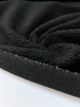Black Polyester Acrylic Knitted Fabric GV-181