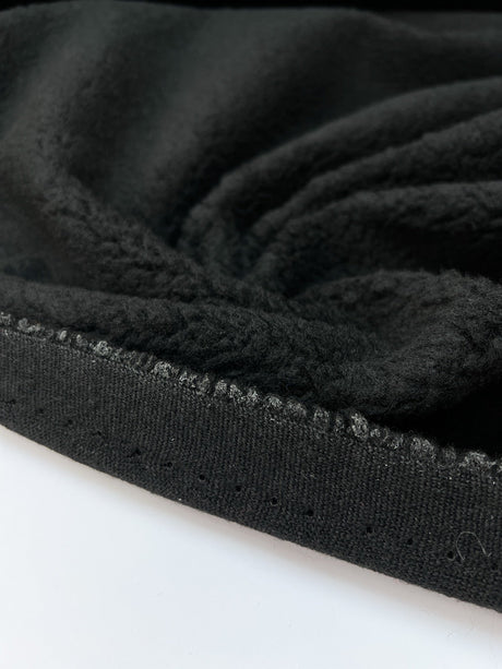 Black Polyester Acrylic Knitted Fabric GV-181
