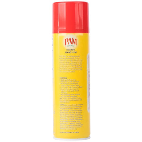 PAM 17 oz. High Heat Baking Release Spray - 6/Case