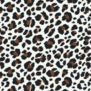 Cotton Poly Spandex Jersey White Animal Skin