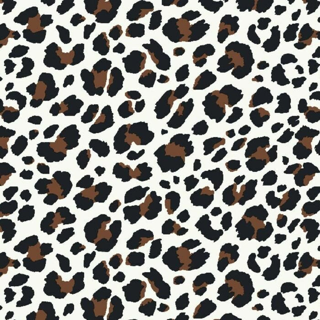 Cotton Poly Spandex Jersey White Animal Skin