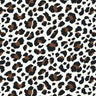 Cotton Poly Spandex Jersey White Animal Skin