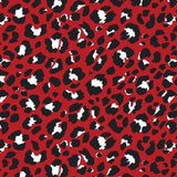 Cotton Poly Spandex Jersey White Animal Skin