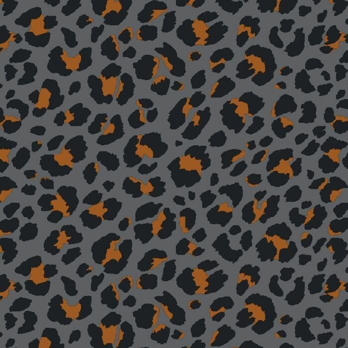 Cotton Poly Spandex Jersey White Animal Skin