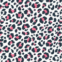 Cotton Poly Spandex Jersey White Animal Skin