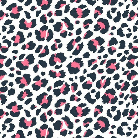 Cotton Poly Spandex Jersey White Animal Skin