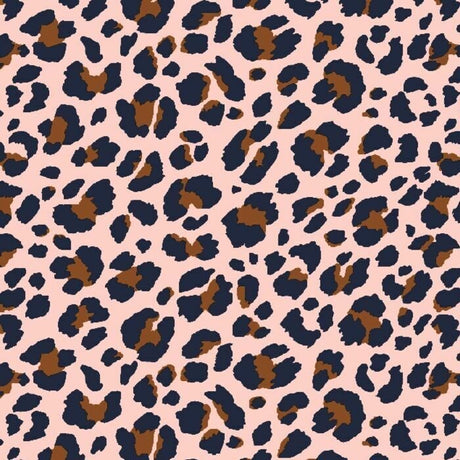 Cotton Poly Spandex Jersey White Animal Skin