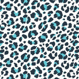 Cotton Poly Spandex Jersey White Animal Skin
