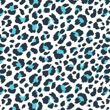 Cotton Poly Spandex Jersey White Animal Skin