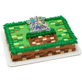 MINECRAFT Set Cake Decorating Kit Topper