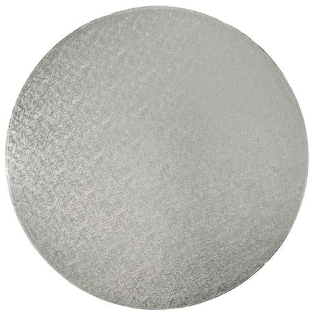 18" Round Silver Foil Cake Board Drum