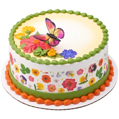 Butterfly Beauty Cake and Cupcake toppers - 6 Pics Per Order