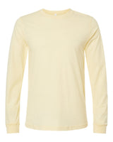 BELLA + CANVAS® Heather CVC Crewneck Long Sleeve Tee