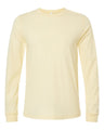 BELLA + CANVAS® Heather CVC Crewneck Long Sleeve Tee
