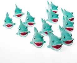 Mini Shark Squirt Toys - 12 Pc.