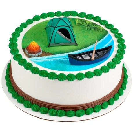 Outdoor Fireside Camping canoe tent Cake Kit