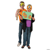 Jack O Lantern Sticker Roll 100 Pc.