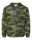 Champion® Hooded Packable Quarter-Zip Jacke