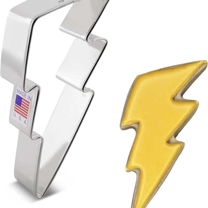 Ann Clark Lightning Bolt Cookie Cutter, 4.25"