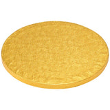 8" Round Gold Foil Cake Board Drum