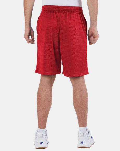 Champion polyester mesh athletic shorts with pockets
