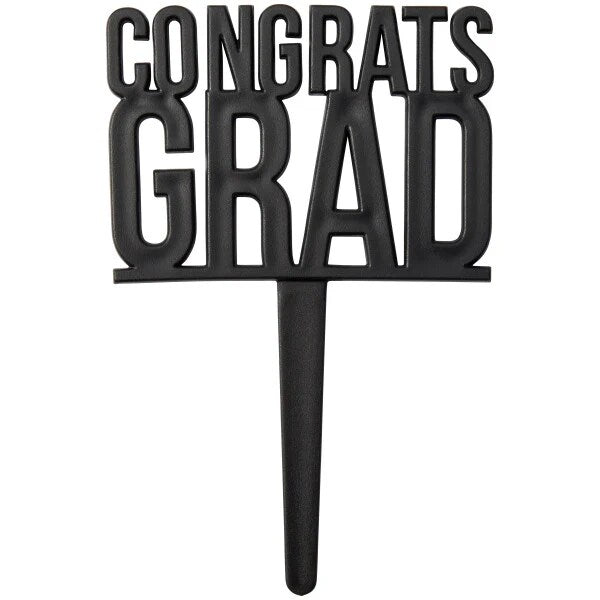 Graduation Icon Congrats Grad Cupcake Cake Pics - set of 12