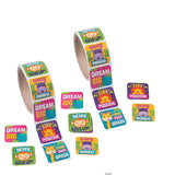 Jungle Motivational Sticker Roll - 100 Pc.