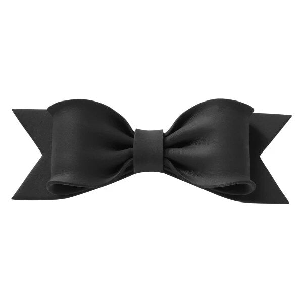 Black Gum Paste Bows cake toppers