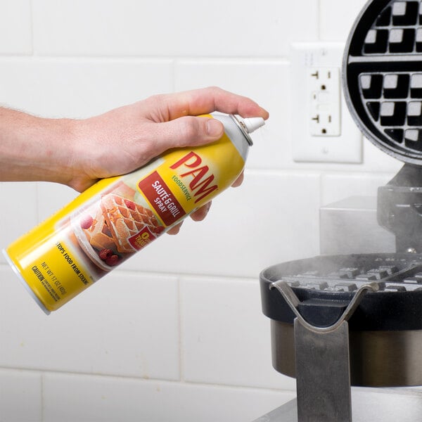 PAM 17 oz. Saute & Grill Release Spray - 6/Case