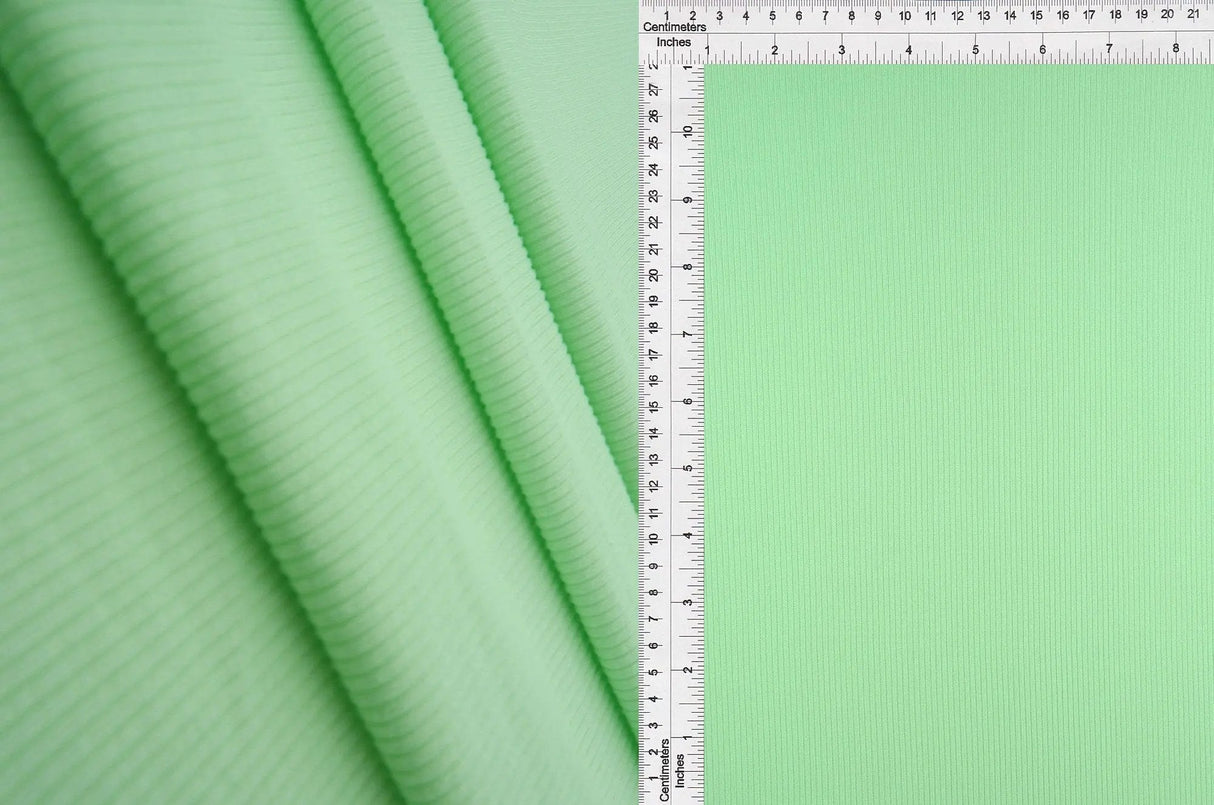 1 Yard 2x1 Yummy Rib Solid Knit Fabric 170 GSM, 58/60? Wide Polyester Spandex Blend