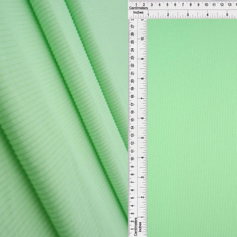 1 Yard 2x1 Yummy Rib Solid Knit Fabric, 58/60'' Wide Polyester Spandex Blend